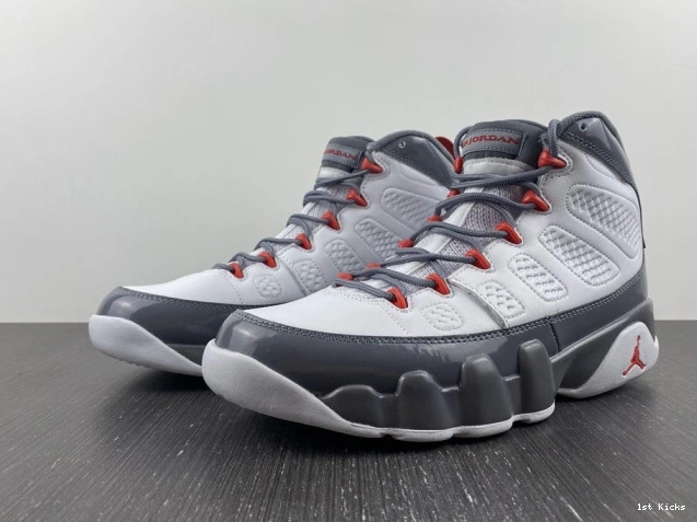 Red CT8019-162 Jordan 9 Air Fire 0730